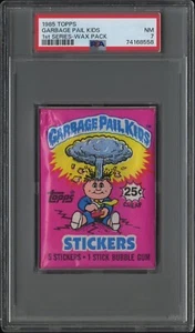 1985 topps garbage pail kids 1st series wax pack PSA 7 - Picture 1 of 2