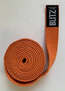 Blitz Sports Orange Martial Arts Belt - - Picture 1 of 3
