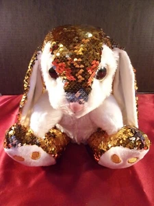 NUEVO DE JAPÓN MY OLI COLOR CONEJITO DORADO/PLATA 9,5" JUGUETE DE FELPA NUEVO CON ETIQUETAS - Imagen 1 de 12