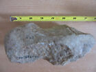 Prehistoric North American Archaeological found hand cut stone Axe head/Tool #3