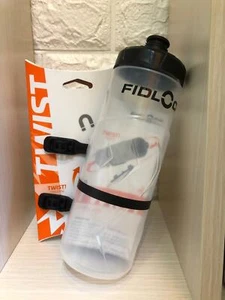 Fidlock Twist Bottle 600 + Bike Uni Base Bottle Holder (Clear) - Picture 1 of 7