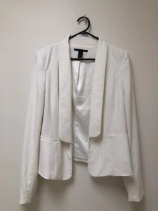 Victoria’s Secret Blazer Jacket Size 12 Off White - Picture 1 of 3