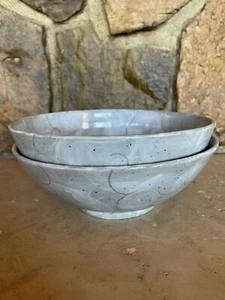 Neu Set Sam Chung Clouds große Ramen Schalen 2er Set, signiert - Bild 1 von 7