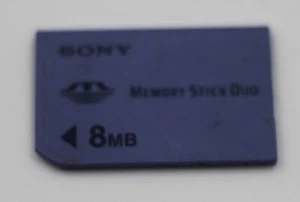 SONY 8MB MEMORY STICK DUO MS CARD FOR SONY - Picture 1 of 1