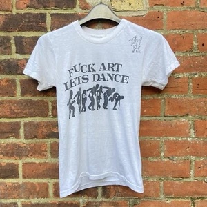 Madness Vintage 80s T Shirt F*ck Art Let’s Dance Nut Inc Ltd Single Stitch Rare! - Picture 1 of 17