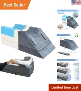 4-höhenverstellbares Memory Foam Beinerhöhungskissen - Postoperation Komfort - Bild 1 von 9