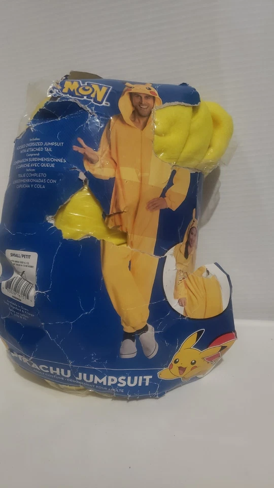 Rubie's Adulto Pokemon Pikachu Disfraz Mono Amarillo Unisex Vestido Talla 6-13 Foto 1 de 4