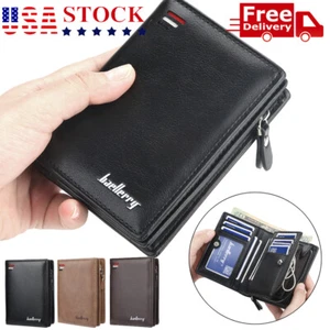 Small Soft Leather Wallet for Women Ladies Card Holder with Zipper Pocket - Picture 1 of 21