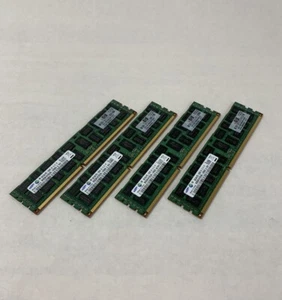 Samsung 32 GB Kit 8x8GB 2Rx4 PC3-10600R-09-10-E1-P1 Server Ram - Picture 1 of 8