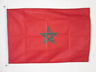 MOROCCO FLAG 2' x 3' for outdoor - MOROCCAN FLAGS 90 x 60 cm - BANNER 2x3 ft Kni