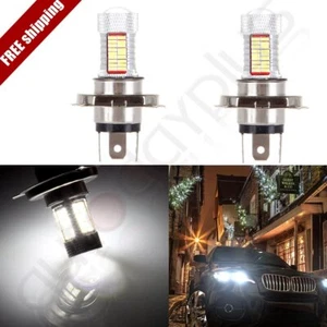 For 2x 6000K H4 HB2 9003 LED 81 SMD Fog Driving DRL Light Exterior Light - Picture 1 of 7