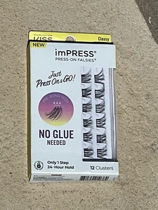 Kiss Impress Press On Falsies edel natürlich 12 Cluster neu im Karton 91038 - Bild 1 von 11