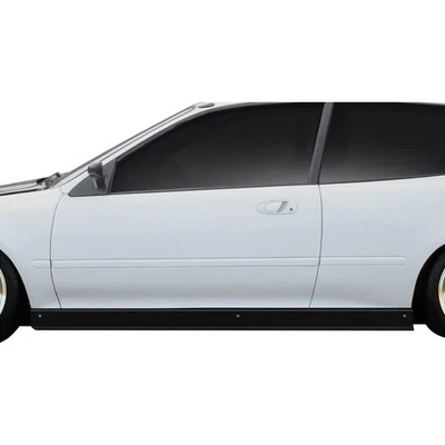 For Honda Civic 92-95 Side Skirt Rocker Panels Time Attack Style Fiberglass Side - Изображение 1 из 4