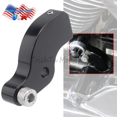 Soporte de asistencia neutro de cambio M8 negro para Harley Road King Electra Glide Softail Foto 1 de 4
