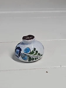 Mexican Tonala Pottery Miniature/Dollhouse Vase Tiny 1” - Picture 1 of 6