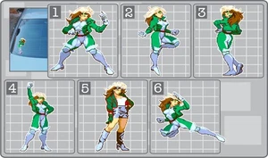 ROGUE from Marvel vs. Capcom Vinyl Decal Car Truck Arcade Sticker - Picture 1 of 1