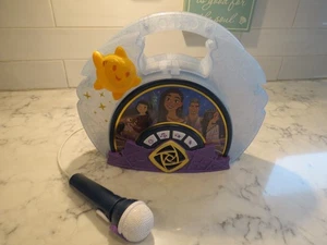 Disney Wish Sing-along boombox Ekids Karaoke wired microphone bluetooth - Picture 1 of 3