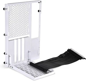Lian Li O11DMINI-1 Vertical GPU Bracket KIT/PCIE 4.0 / White -O11DMINI-1W-4 - Picture 1 of 7