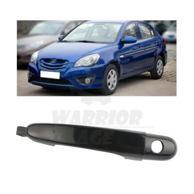 X1 Front Left  Driver Side Outside Black  Door Handle For KIA Sportage 2005-2010 - Image 1 of 4