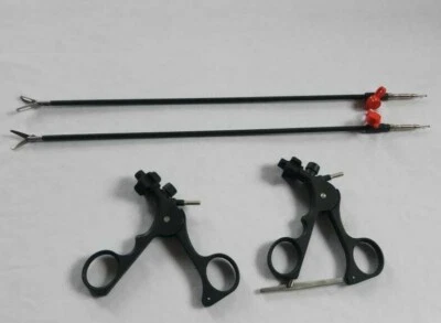 Juego de instrumentos de tijeras curvas laparoscópicas fenestradas de 5 mm Foto 1 de 4