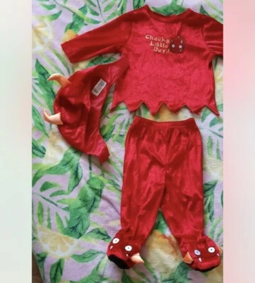 Vestido de fantasía Little Devil niña niño / Halloween 9-12 meses M&S Foto 1 de 3