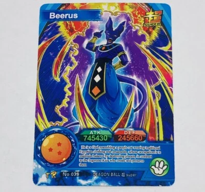 Beerus - Dragon Ball Super Trading Card TCR No.039 Tc5 - Image 1 of 2