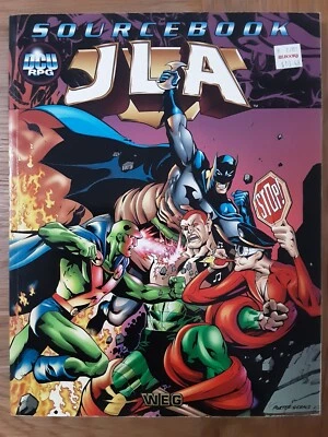 JLA DC Universe RPG Sourcebook, DCU Justice League America, WEG 52006, 2000 - Image 1 of 2