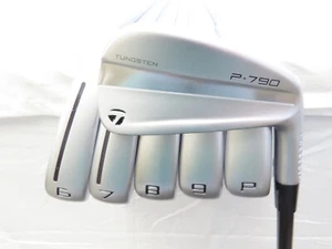 Used TaylorMade P-790 Iron Set 5-PW MMT 65 Regular Flex Graphite Shafts P790 - Picture 1 of 8