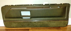 1970's Cadillac Eldorado GREEN Lower Door Trim Pad Armrest Panel -PASS Side VGC - Picture 1 of 17