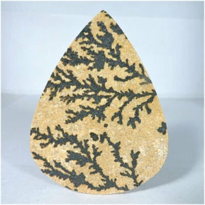 166.20Cts Huge Size Natural Russian Dendritic Opal Pear Cabochon Gemstone - Afbeelding 1 van 2
