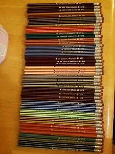 Vintage Striped NFL Pencils $6 each, you choose the team you need FOOTBALL - Picture 1 of 1