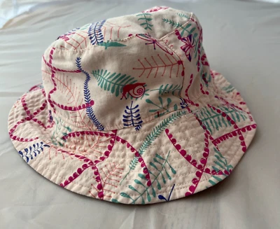 Chapéu de sol Patagonia bebê criança disquete tamanho feminino 6-24 M rosa - Imagem 1 de 4