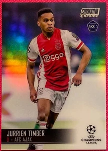 Tarjeta paralela refractor RC UEFA Stadium Club cromada 2021, madera Jurrien (7) - Imagen 1 de 2