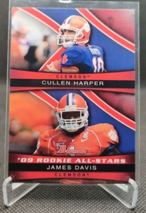 2009 Bowman Draft Picks Rookie All-Stars #ASC9 Cullen Harper James Davis Clemson - Picture 1 of 2