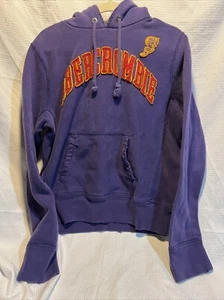 Vtg Abercrombie Hoodie Sweatshirt Mens Large Reverse Weave A&F - Picture 1 of 7