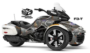 Can Am Spyder F3-T Decal Graphic Wrap kit - "OL WARBIRD" WW2 BOMBER - Picture 1 of 4