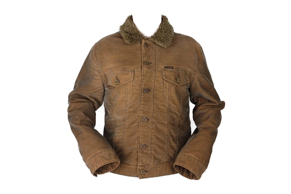 Chaqueta de Camionero Energie Para Hombre Marrón Pana por Miss Sixty Italia Talla XL De Colección Foto 1 de 4