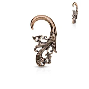 Piercing Expansor Oreja Espiral Tribal Cobre - Imagen 1 de 1