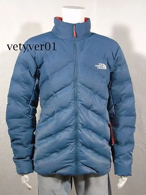 CHAQUETA DE PLUMÓN NUEVA CON ETIQUETAS NORTH FACE FUSEFORM DOT MATRIX CONQUER AZUL TRI MATRIX talla XL Foto 1 de 4