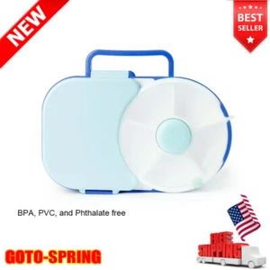 Kids Bento Box W/ Snack Spinner Compartment Lunch Container Fruit Food Storage - Picture 1 of 4