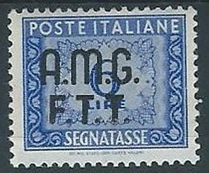 1947-49 TRIESTE A SEGNATASSE 6 LIRE MH * - W128 - Picture 1 of 1