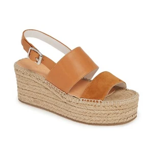 Rag & Bone 261959 Womens Edie Espadrille Platform Sandal Tobacco Size 10 M - Picture 1 of 5