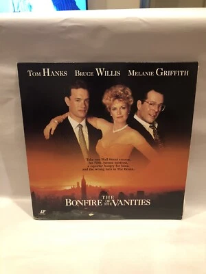 Laserdisc Video Laser Disc bonfire of the vanities tom hanks bruce willis - Imagem 1 de 2