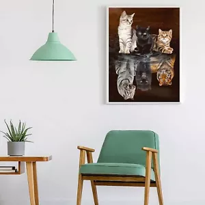Cat Cute Diamond Painting Kits for Kids Diamond Art Kits for Adults 5D DIY Full - Picture 1 of 5