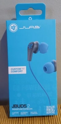 JLab JBuds 2 Signature Earbuds Custom fit - Blue (Jbuds-Marine) - Image 1 of 4