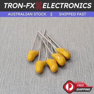 5PCS 0.1uf 100N 35V 3mm Pitch Tantalum Capacitor - Picture 1 of 5