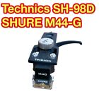 Technics SH-98D Headshell SHURE M-44G Cartridge DJ Used
