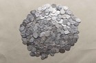 RUSSIA IVAN IV (1533-1584) lot 50 silver wire coins