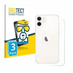 3x Szklana osłona ekranu do Apple iPhone 12 mini (tył) Szkło ochronne - Zdjęcie 1 z 7