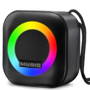 JAMELO Waterproof Portable Bluetooth Speakers w/RGB Colorful Lights/Stereo Sound - Picture 1 of 10